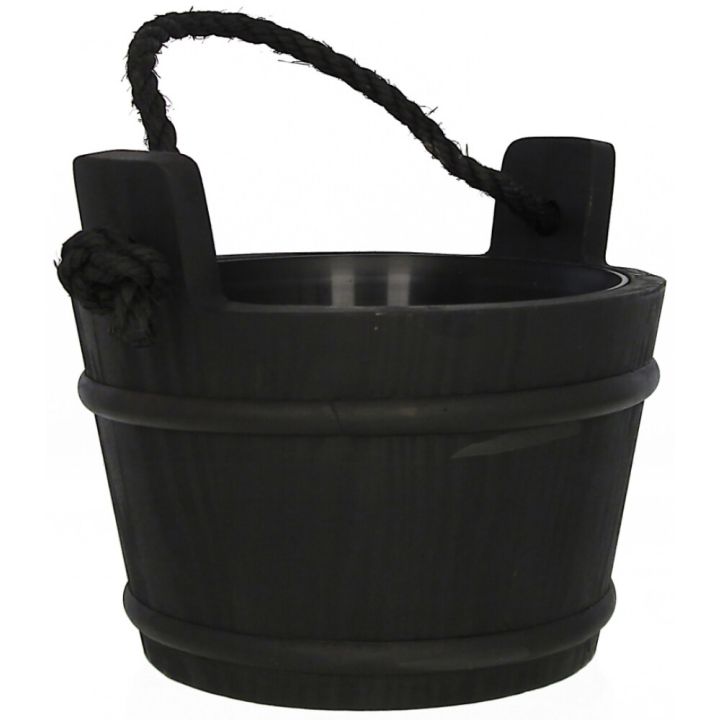 Saunakiulu Pinetta musta 4 l