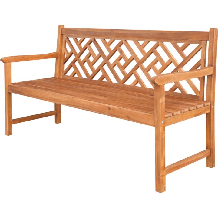 Puutarhapenkki Sunfun Diana 3-istuttava ruskea