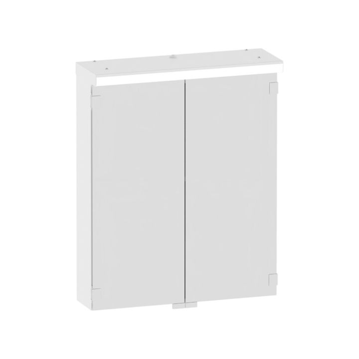 Valaisinpeilikaappi Polaria Nora valkoinen 50 cm