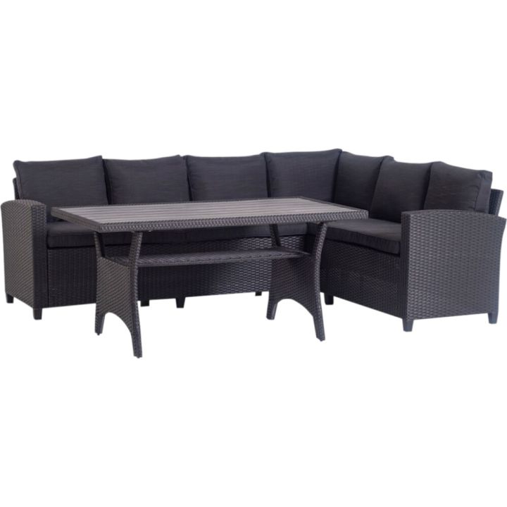 Kulmasohvaryhmä Sunfun Stan musta