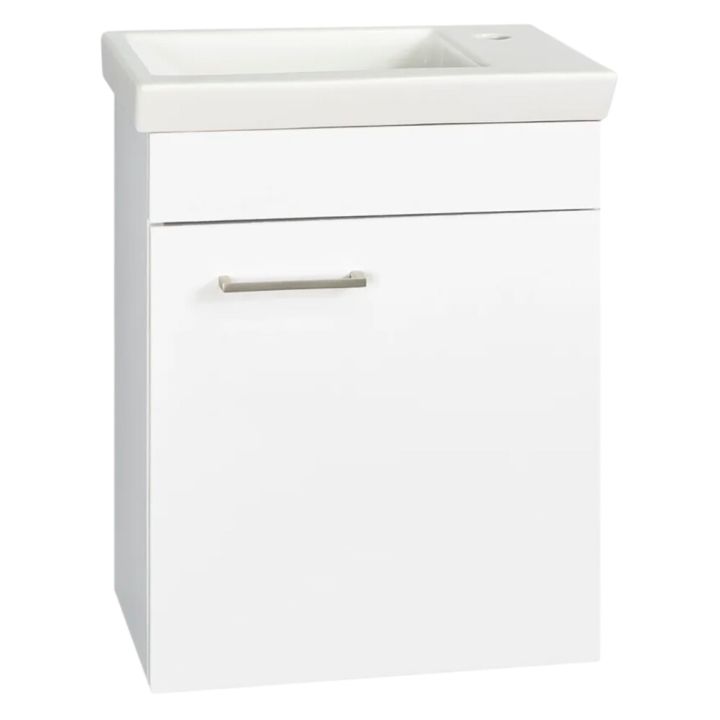 Allaskaappi Tammiholma Viilu valkoinen 45 cm