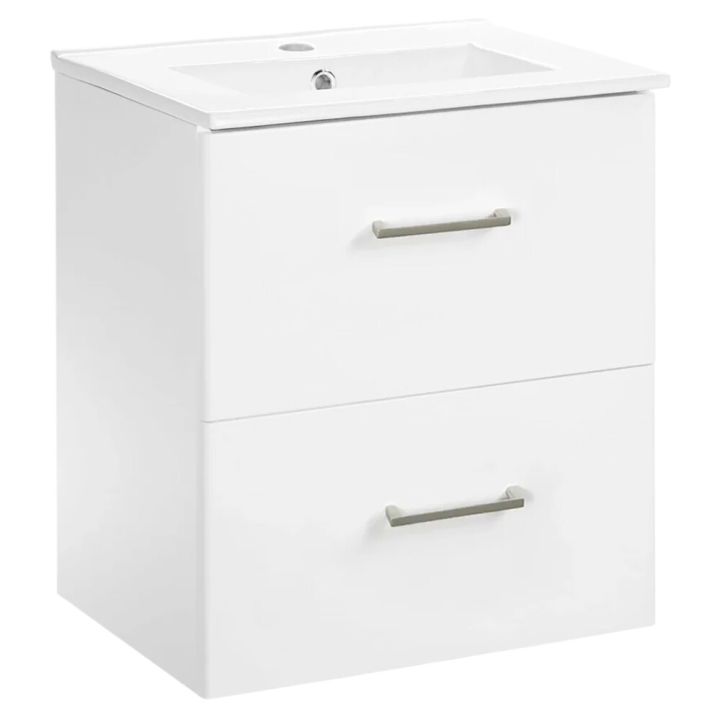 Allaskaappi Tammiholma Viilu valkoinen 50 cm