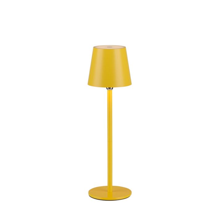 Pöytävalaisin Just Light Boteria IP54 valkoinen Keltainen
