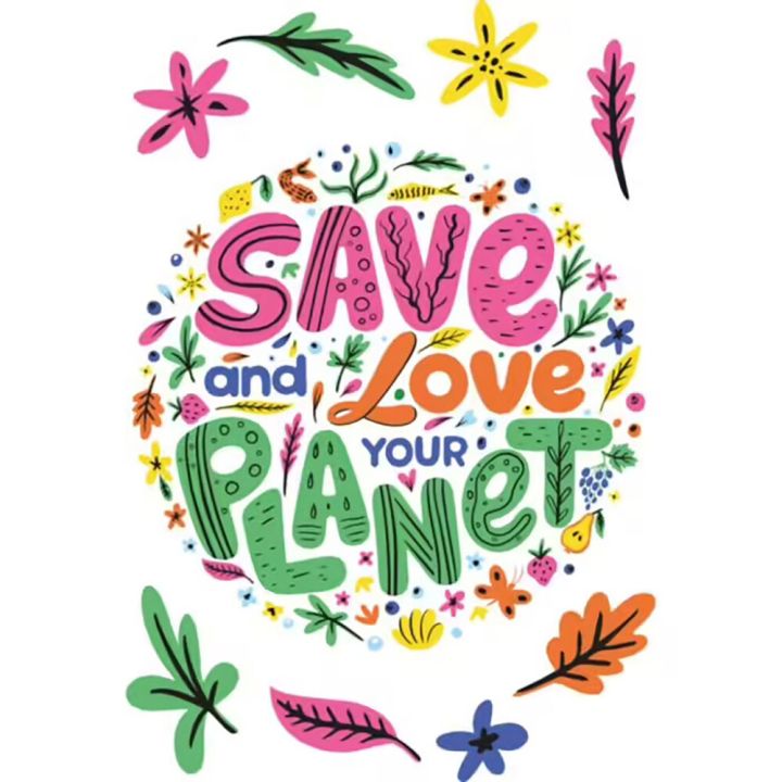 Julistetarra Save the Planet 48 x 68 cm