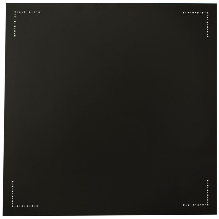 Palosuojalevy Misa musta 98 x 98 cm