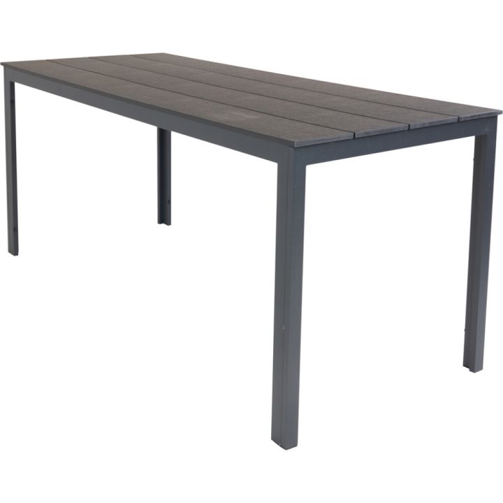 Pöytä Sunfun Anna 205 x 90 cm musta