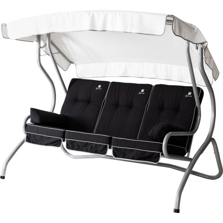 Puutarhakeinu Varax Monica musta 3-osainen