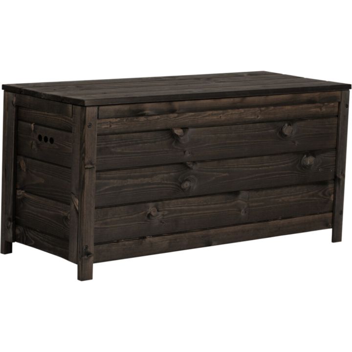 Säilytyslaatikko 117 x 46 x 58 cm musta