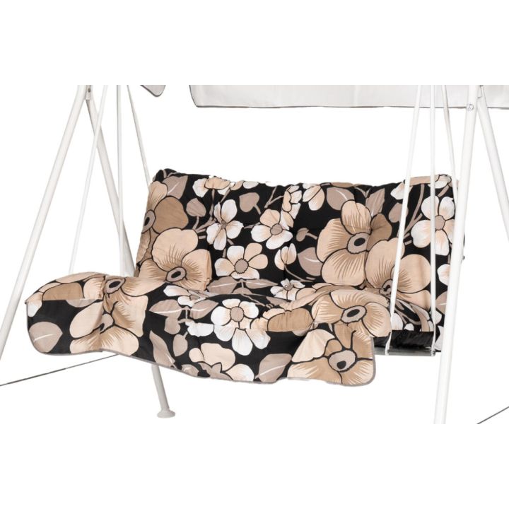 Pehmuste Varax Duo/Duetto keinu kukkakuvio beigeharmaa