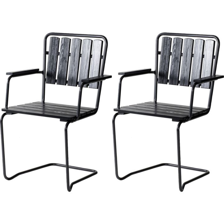 Tuolisetti Varax Suvisaari musta 2 kpl