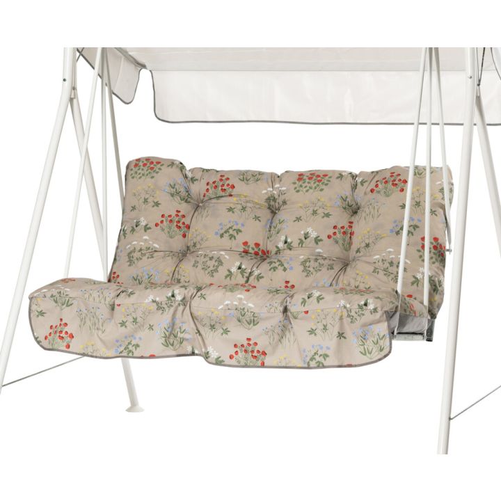 Pehmuste Varax Duo/Duetto keinu beige kukkakuvio