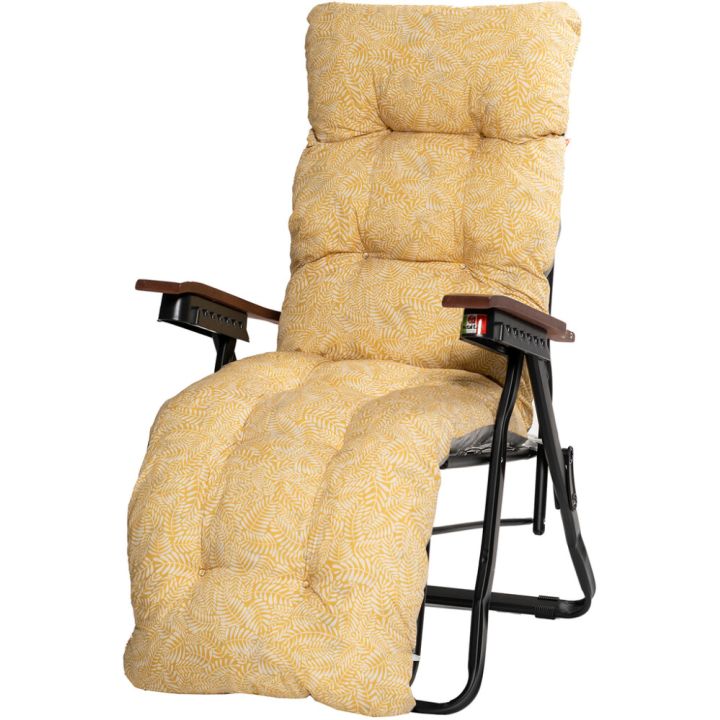 Tuoli Varax Baden Baden keltainen musta runko