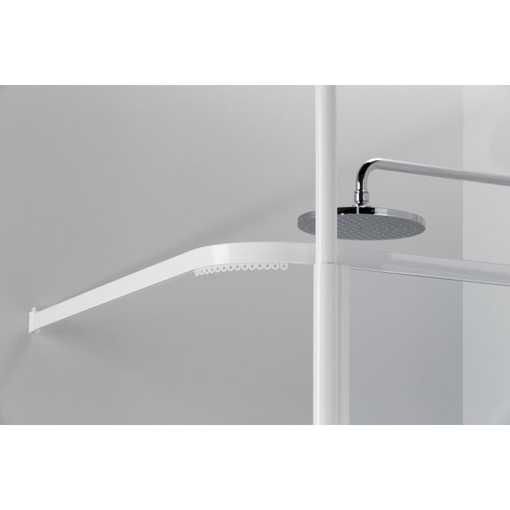 Suihkuverhokisko Vihtan 900 x 900 mm Matta-alumiini