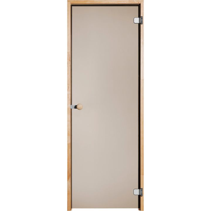 Saunan lasiovi Vihtan Pronssi Tervaleppäkarmi