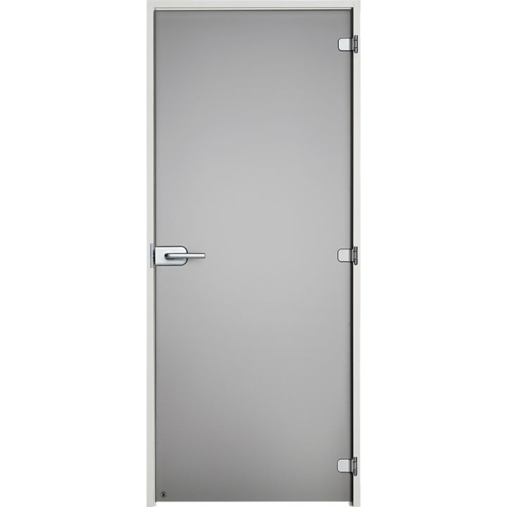 Lasiväliovi Vihtan Kuura Satiini Harmaa 8 x 20