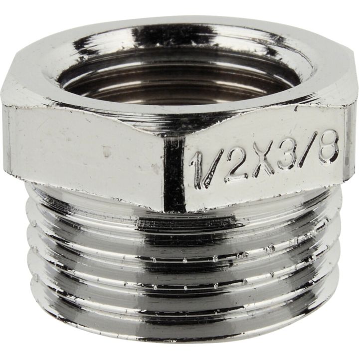 Supistusnippa 1/2" UK x 3/8" SK Kromattu
