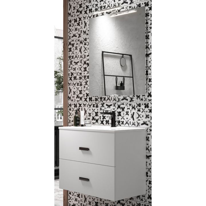 Allaskaappi Ordonez Star 60 cm mattavalkoinen