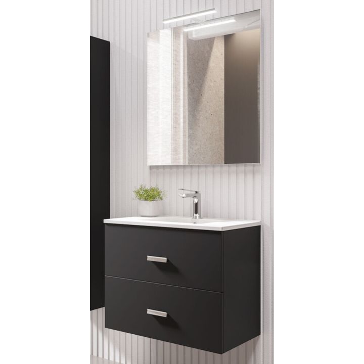 Allaskaappi Ordonez Star 60 cm mattamusta