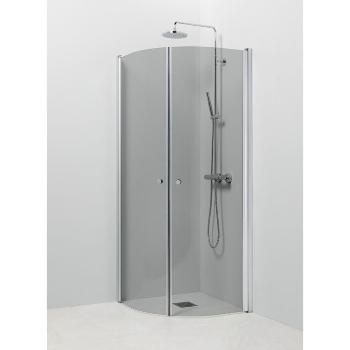 Suihkukulma Vihtan Pisara 4+4 harmaa