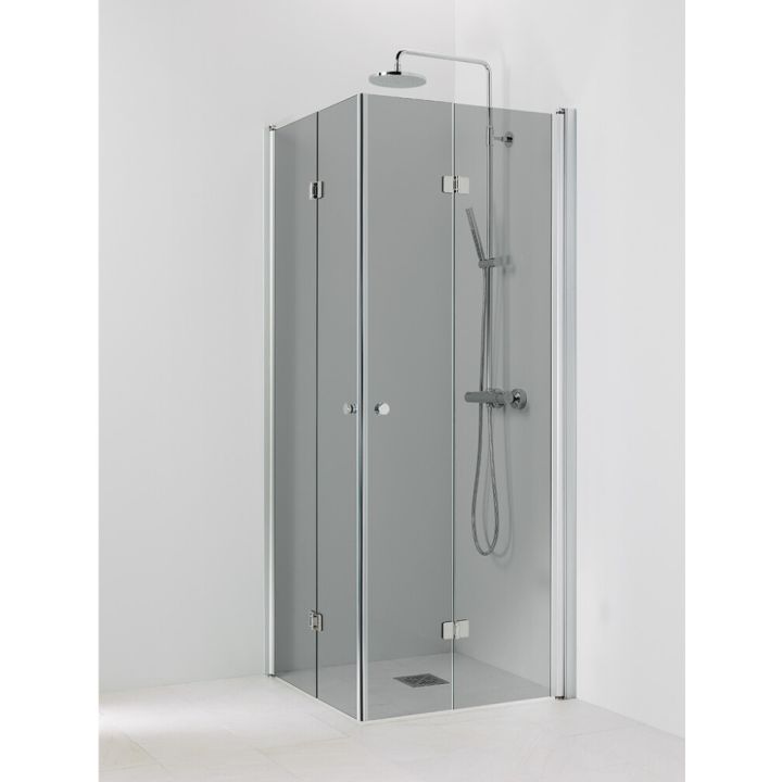 Suihkukulma Vihtan Pisara 5+5 harmaa