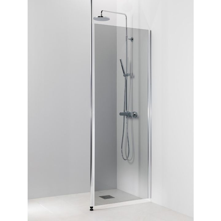 Kiinteä suihkuseinä Vihtan Ocean 1 harmaa kiiltävä