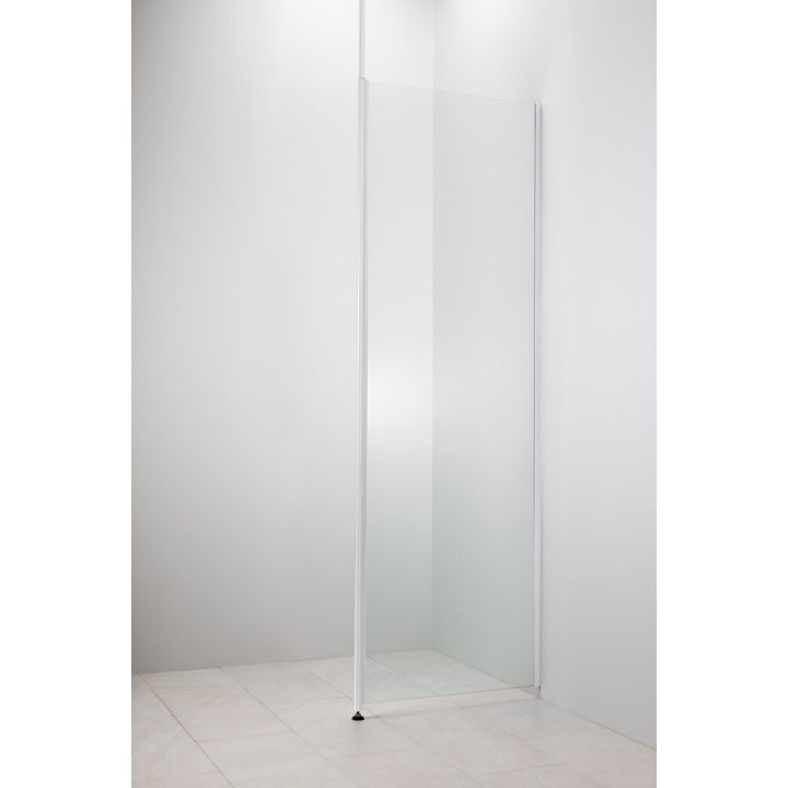 Kiinteä suihkuseinä Camargue Helmi Kirkas/Matta alumiini 90 cm