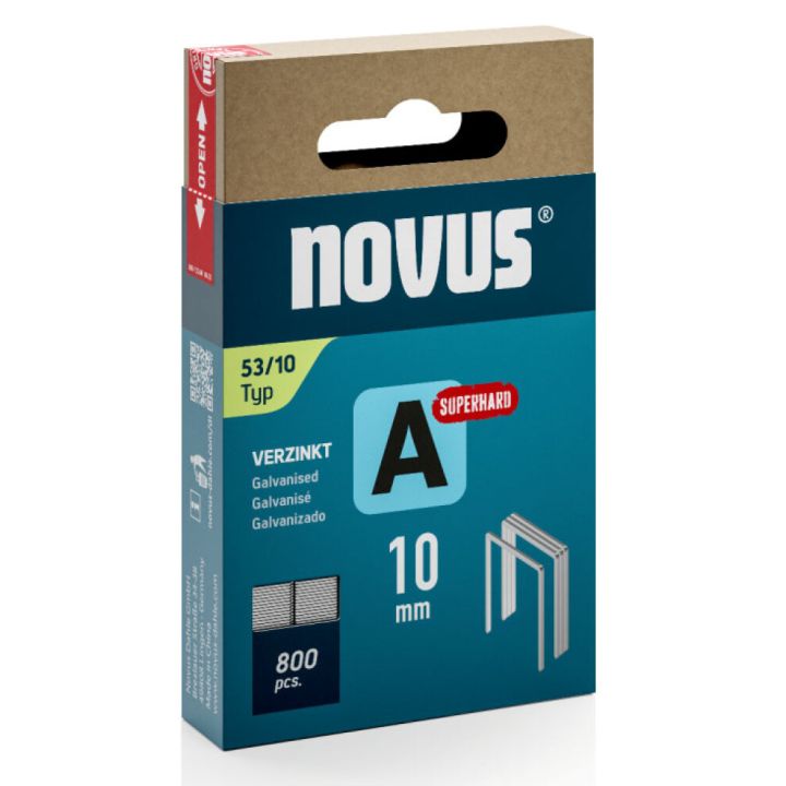 Sinkilä Novus A53/10 mm Superhard Galvanoitu 800 kpl