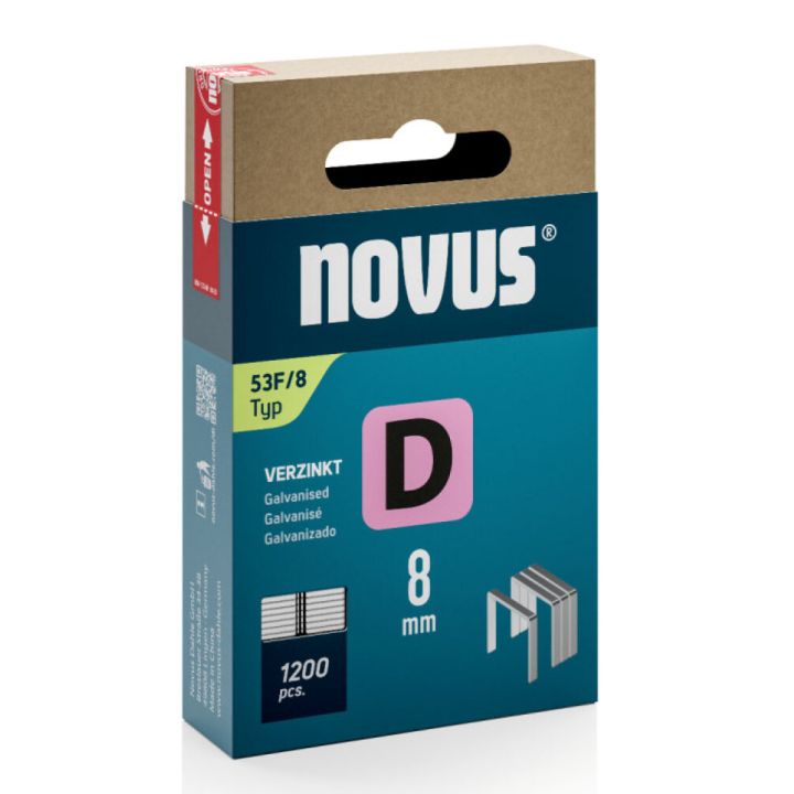 Sinkilä Novus D53F/8 mm Galvanoitu 1200 kpl