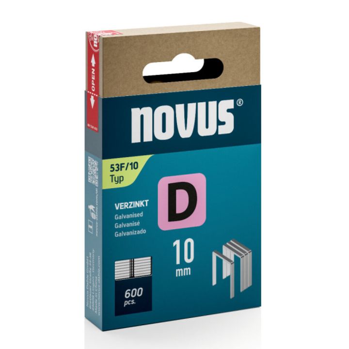 Sinkilä Novus D53F/10 mm Galvanoitu 600 kpl