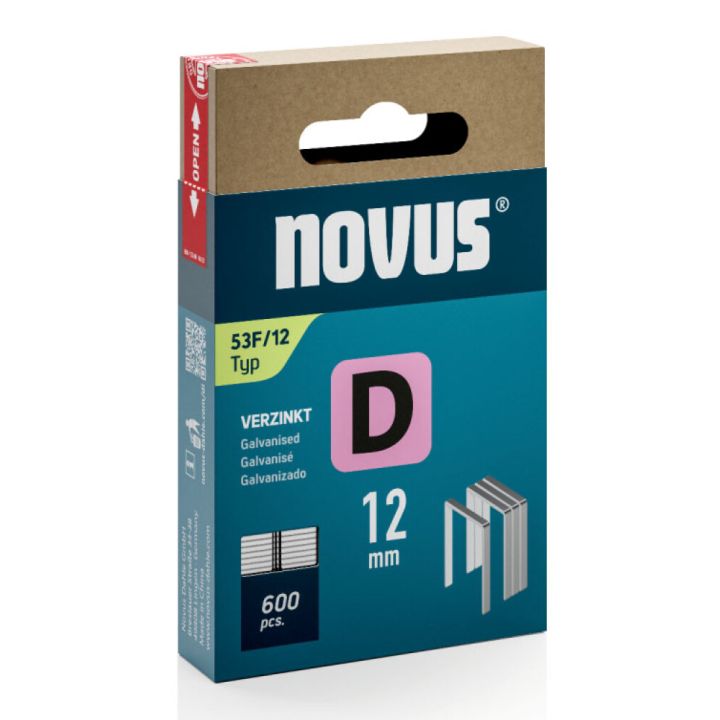 Sinkilä Novus D53F/12 mm Galvanoitu 600 kpl