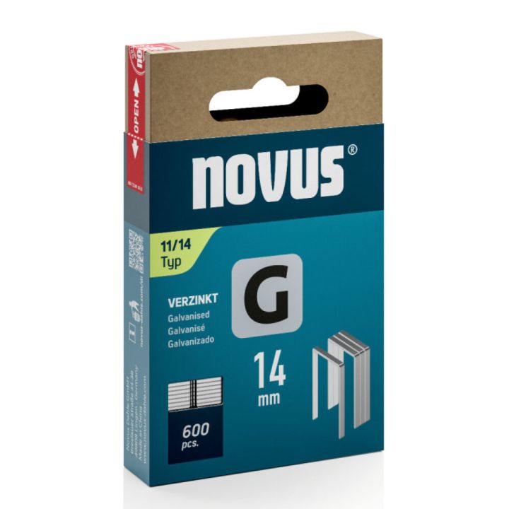 Sinkilä G11/14 mm Novus Galvanoitu 600 kpl