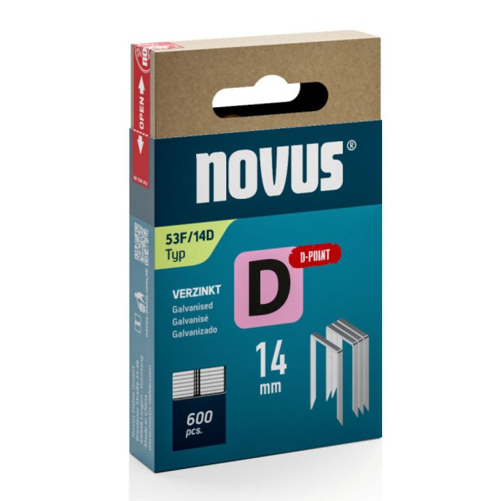 Sinkilä Novus D53F/14 mm D Galvanoitu 600 kpl
