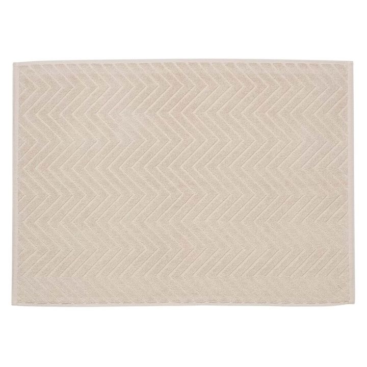 Kylpyhuonematto Diaqua Chevron 50 x 70 cm, useita värivaihtoehtoja Beige