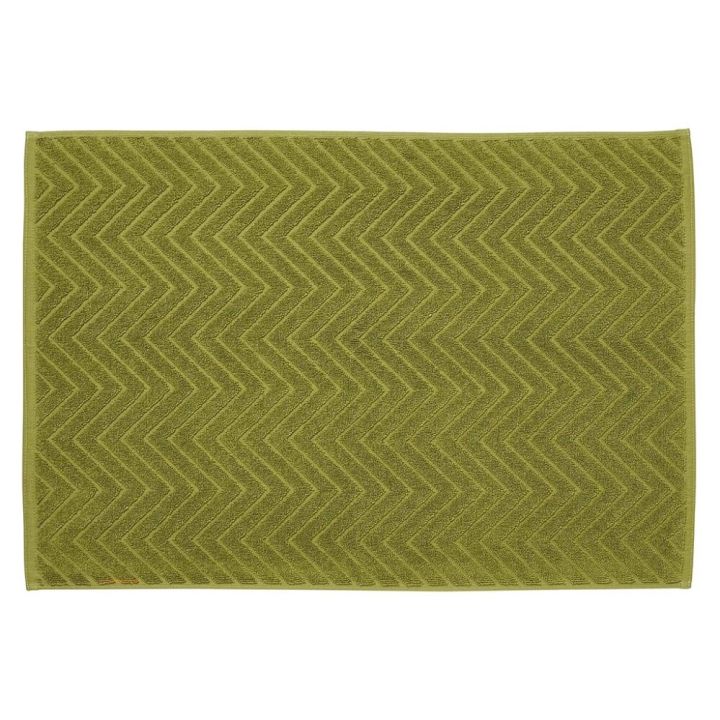 Kylpyhuonematto Diaqua Chevron 50 x 70 cm, useita värivaihtoehtoja Olive