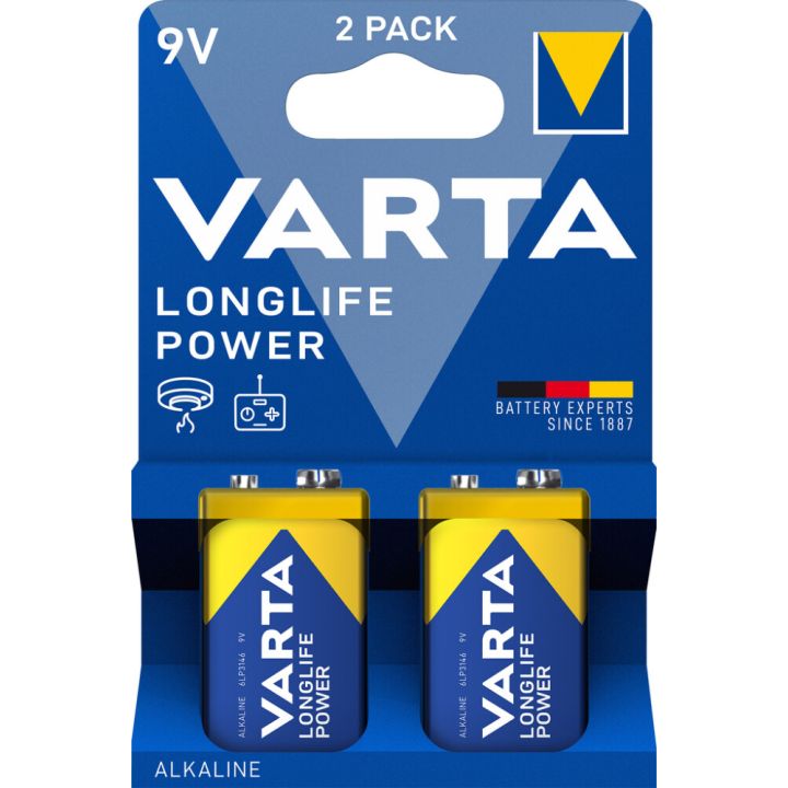 Paristo Varta Longlife Power 9V 2 kpl