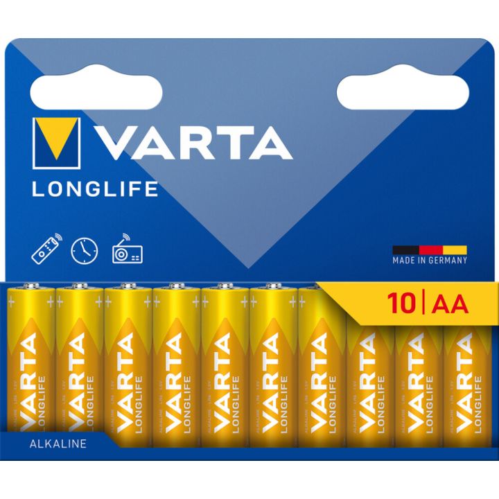 Paristo Varta Longlife AA 10 kpl