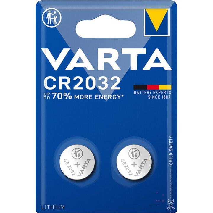 Nappiparisto Varta Professional Lithium CR2032 2 kpl/pkt