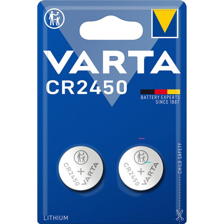 Nappiparisto Varta Professional Lithium CR2450 2 kpl/pkt