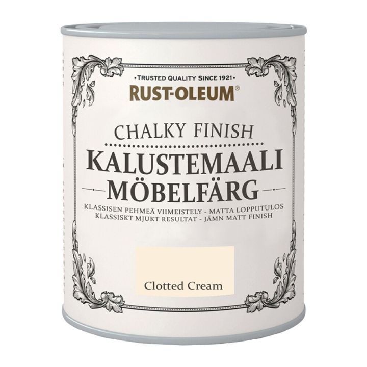 Kalustemaali Rust-Oleum Chalky Finish Clotted Cream 125 ml