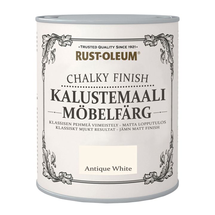 Kalustemaali Rust-Oleum Chalky Finish Antique White 750 ml