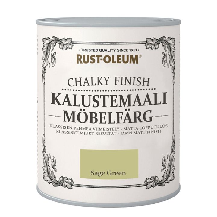Kalustemaali Rust-Oleum Chalky Finish Sage Green 750 ml