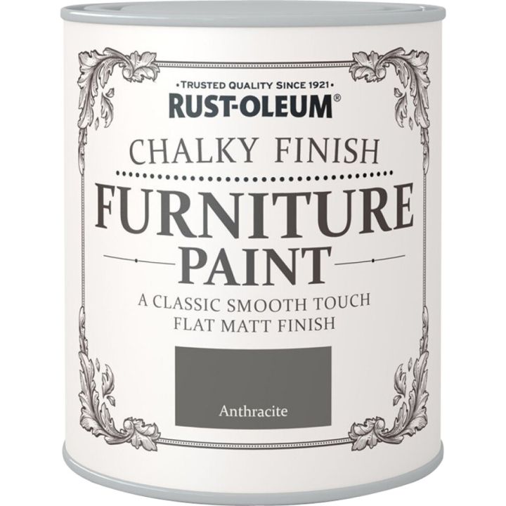 Kalustemaali Rust-Oleum Chalky Finish Anthracite 750 ml