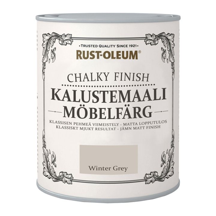 Kalustemaali Rust-Oleum Chalky Finish Winter Grey 750 ml