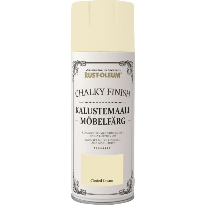 Kalustemaalispray Chalky Finish Clotted Cream
