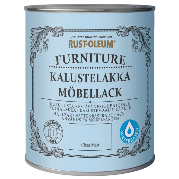 Kalustelakka Rust-Oleum Matta Vesiohenteinen 0,75 l