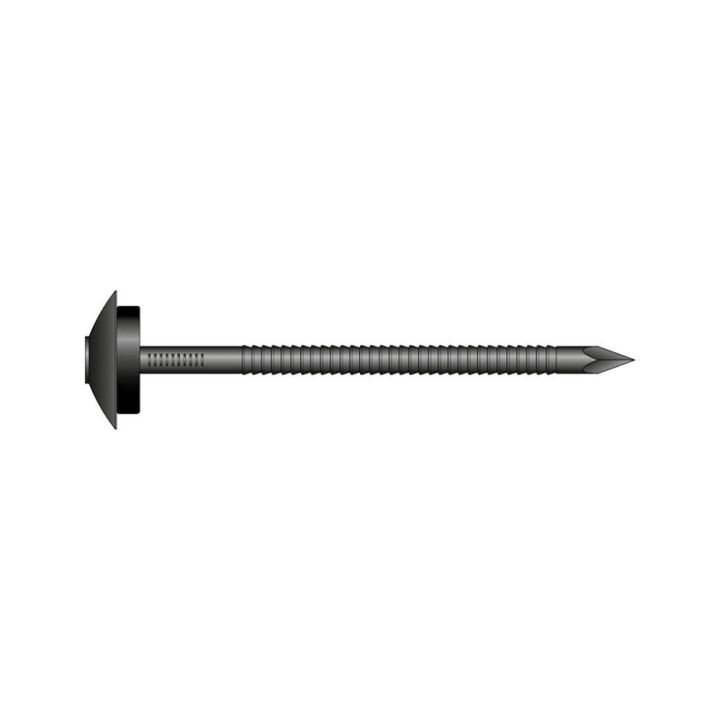 Kellokantanaula Simpson Strong-Tie RNWGC KZN musta aluslevy 3,7 x 60 mm 6 kpl