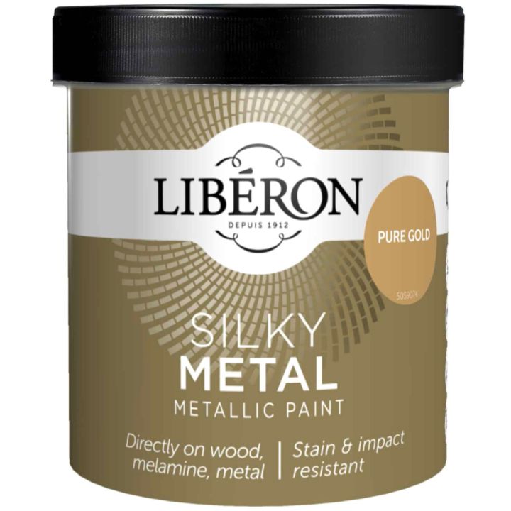 Metalliefektimaali Liberon Silky Pure Gold Gloss