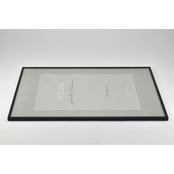 Valokuvakehys Leila Musta/Valkoinen/Tammi 70 x 100 cm Musta