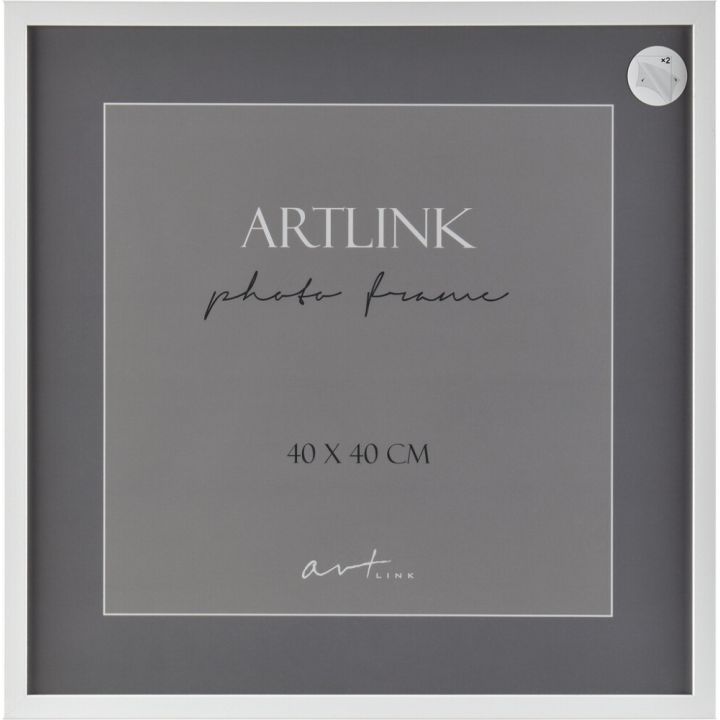 Kehys Art Link Leila valkoinen 40 x 40 cm