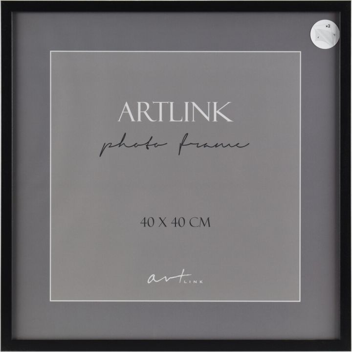 Kehys Art Link Leila musta 40 x 40 cm